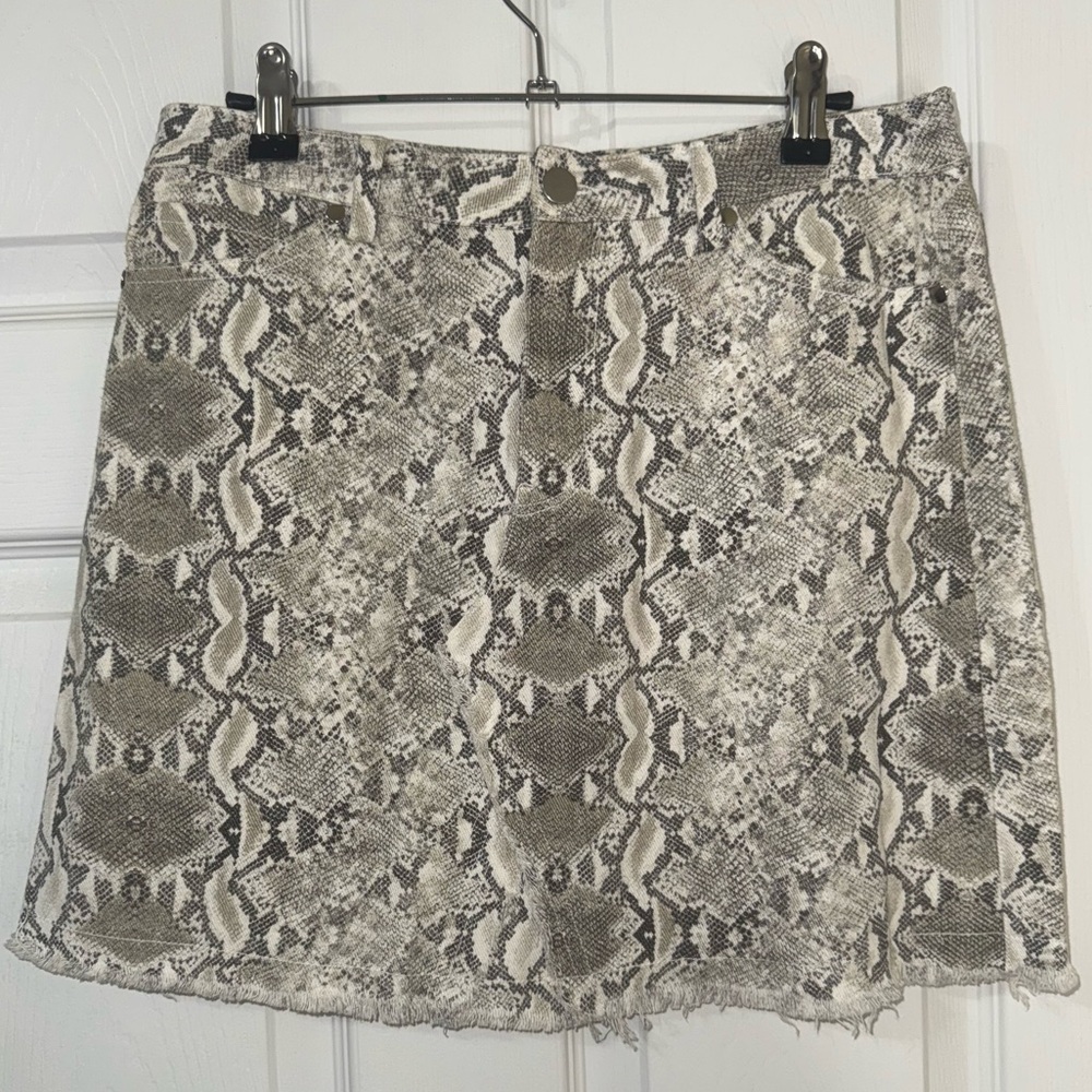 Mittoshop Snakeskin Skirt